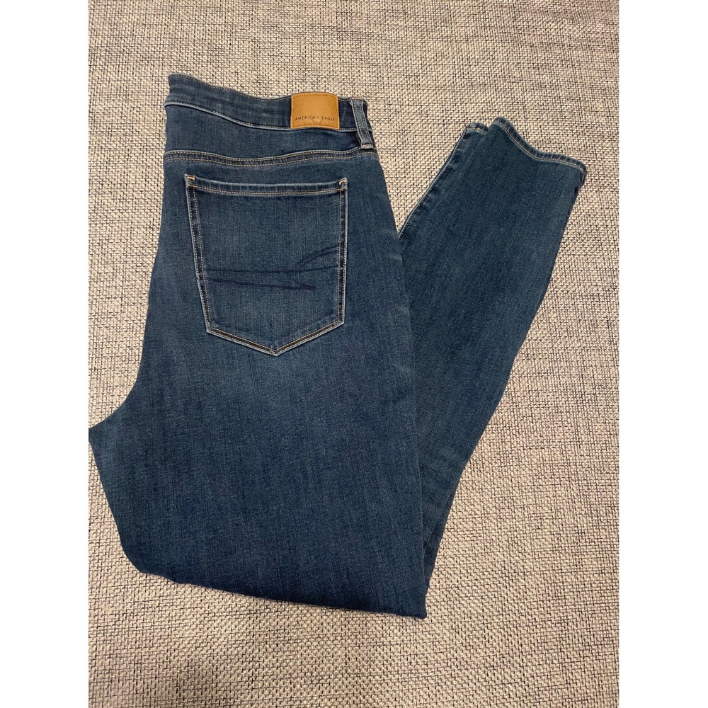 American Eagle The Dream Jean Super Hi-Rise Jegging 18 Long Skinny Jeans